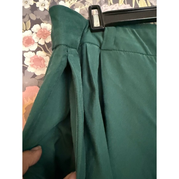 A New Day Women's Wide Leg Pleated Pants Emerald Green Size 17 - Picture 11 of 11